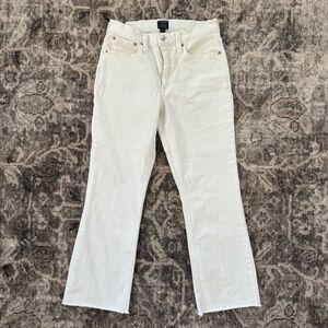 J. Crew Factory Mid-Rise Flare Crop Jeans size 27